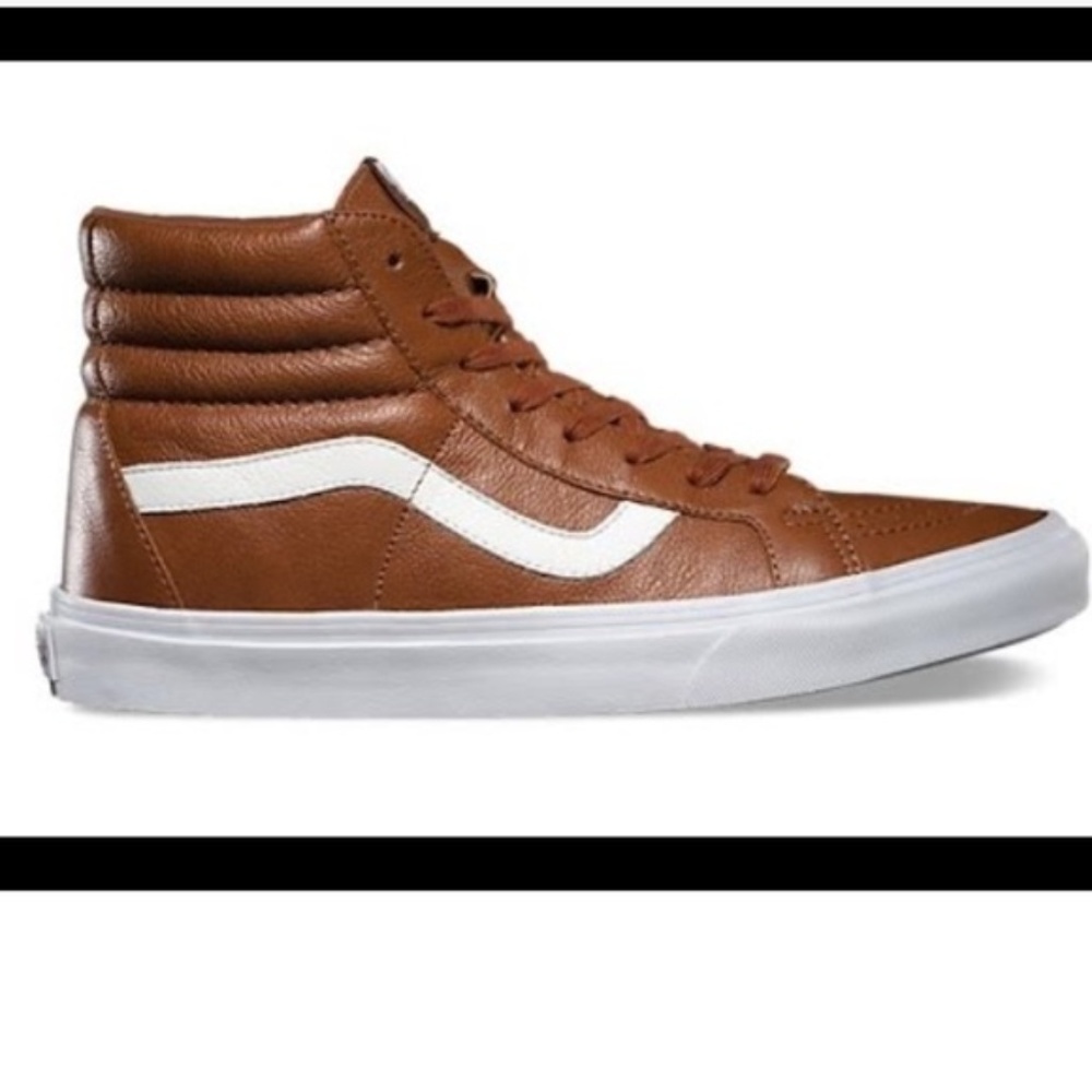 Leather High Top Vans
